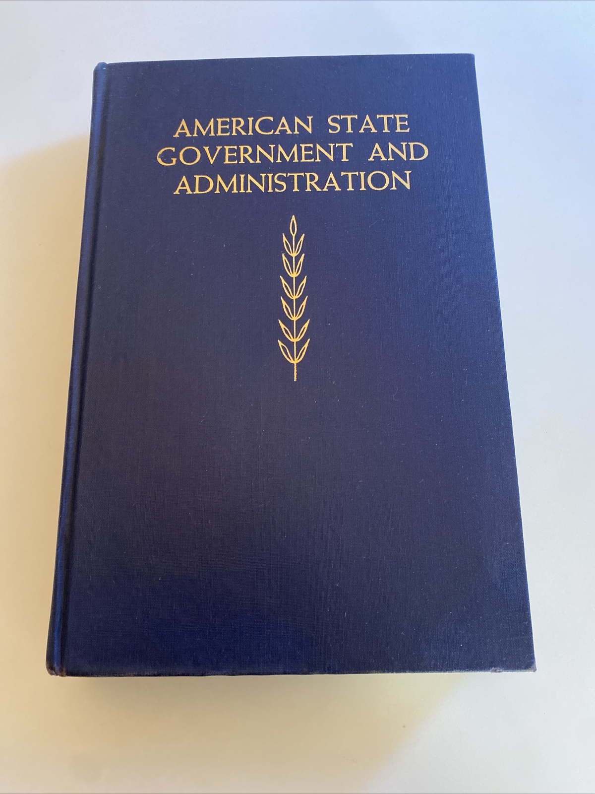 American State Government and Administration (A F Macdonald 1949 Underlining Abq