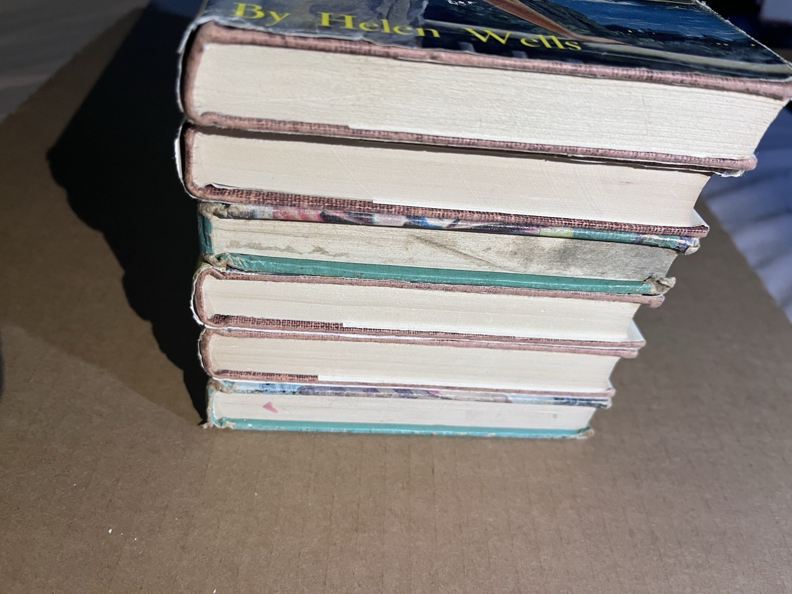 LOT OF 6 vintage CHERRY AMES nurse series hardcover novels 4 with dust jackets
