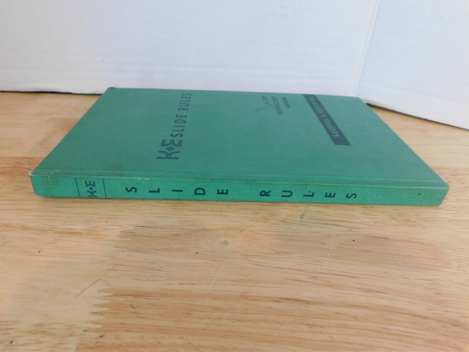 1955 KEUFFEL & ESSER [K&E] Slide Rule Log Log Duplex Decitrig INST MANUAL, 1/30