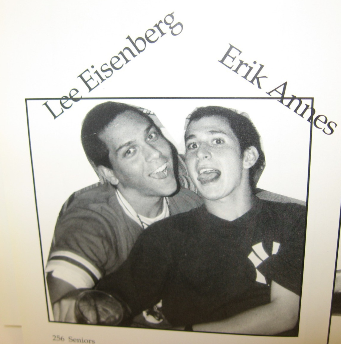 Lee Eisenberg in 1999 Koine, Connecticut College, New London CT Yearbook