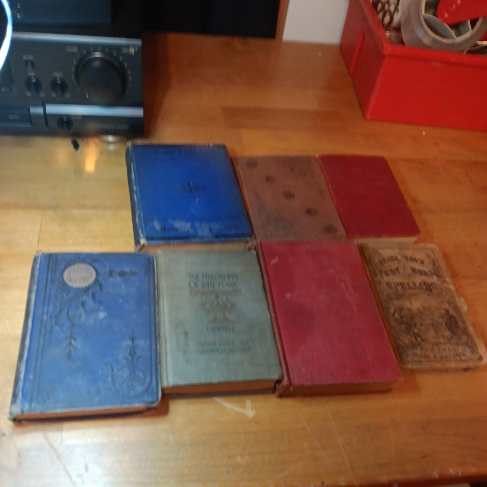 LOT OF 7 ANTIQUE BOOKS MOST 1800’s a Couple From early 1900s. Kipling E.P. Roe