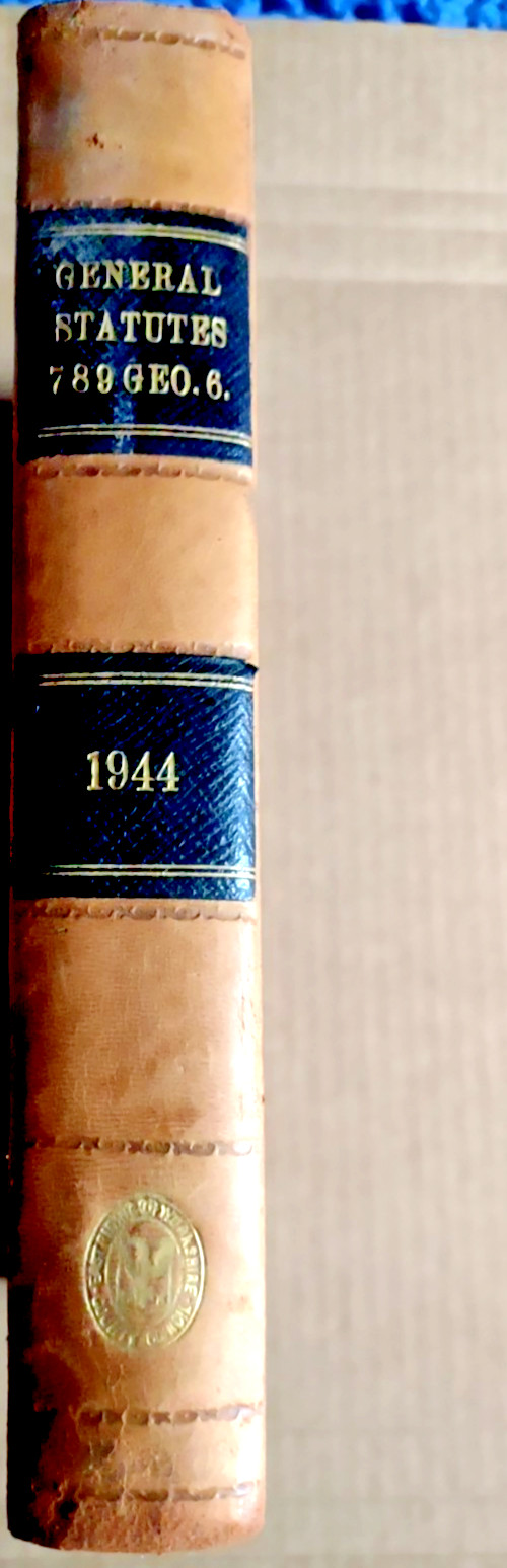 The Public General Acts of King George VI passed by Parliament in 1944-Hardcover