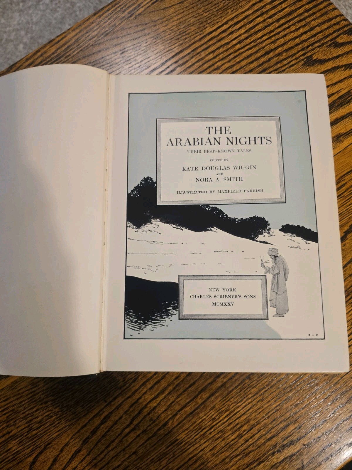 VTG The Arabian Nights Their Best-Known Tales HC 1909 Wiggin Smith Parrish