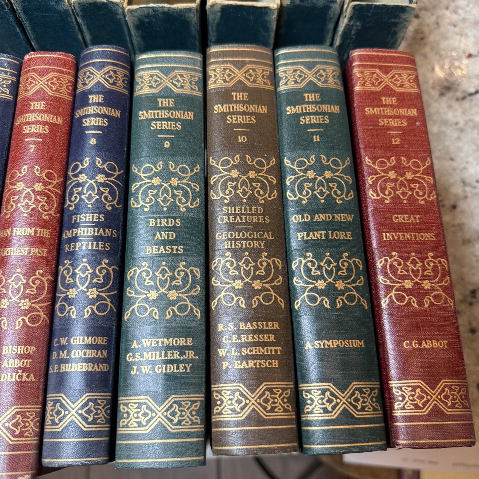 VTG Smithsonian Institution / Scientific Series 1944 HC ~ 12 Volume Set NICE