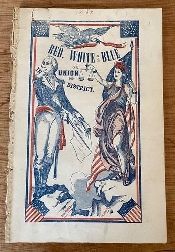 RED, WHITE & BLUE or UNION BALANCE IN WASHINGTON DISTRICT by John F. Smith 1863