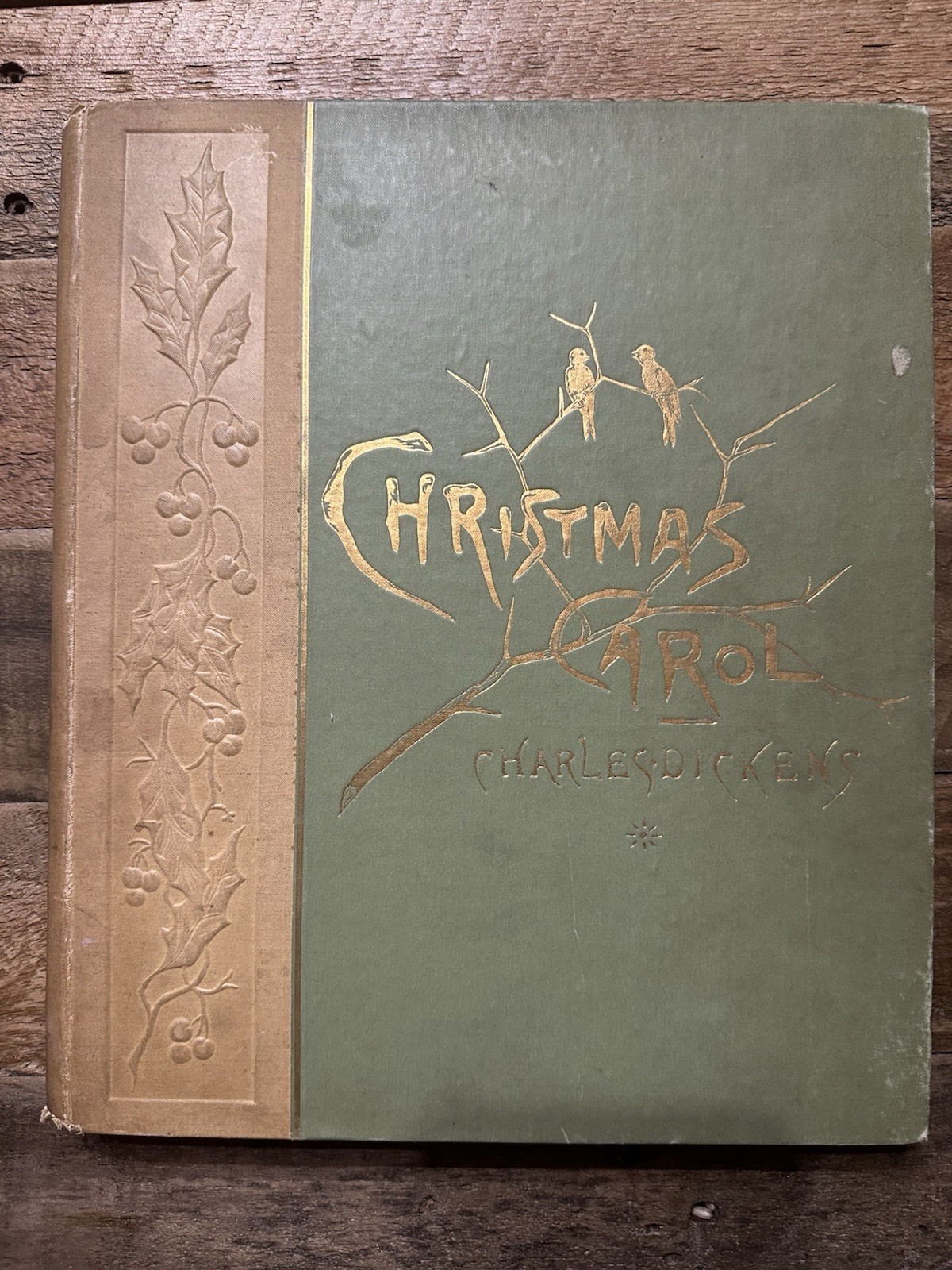 Christmas Carol Charles Dickens 1887 Hardcover Illustrated Gaugengigl Chominski