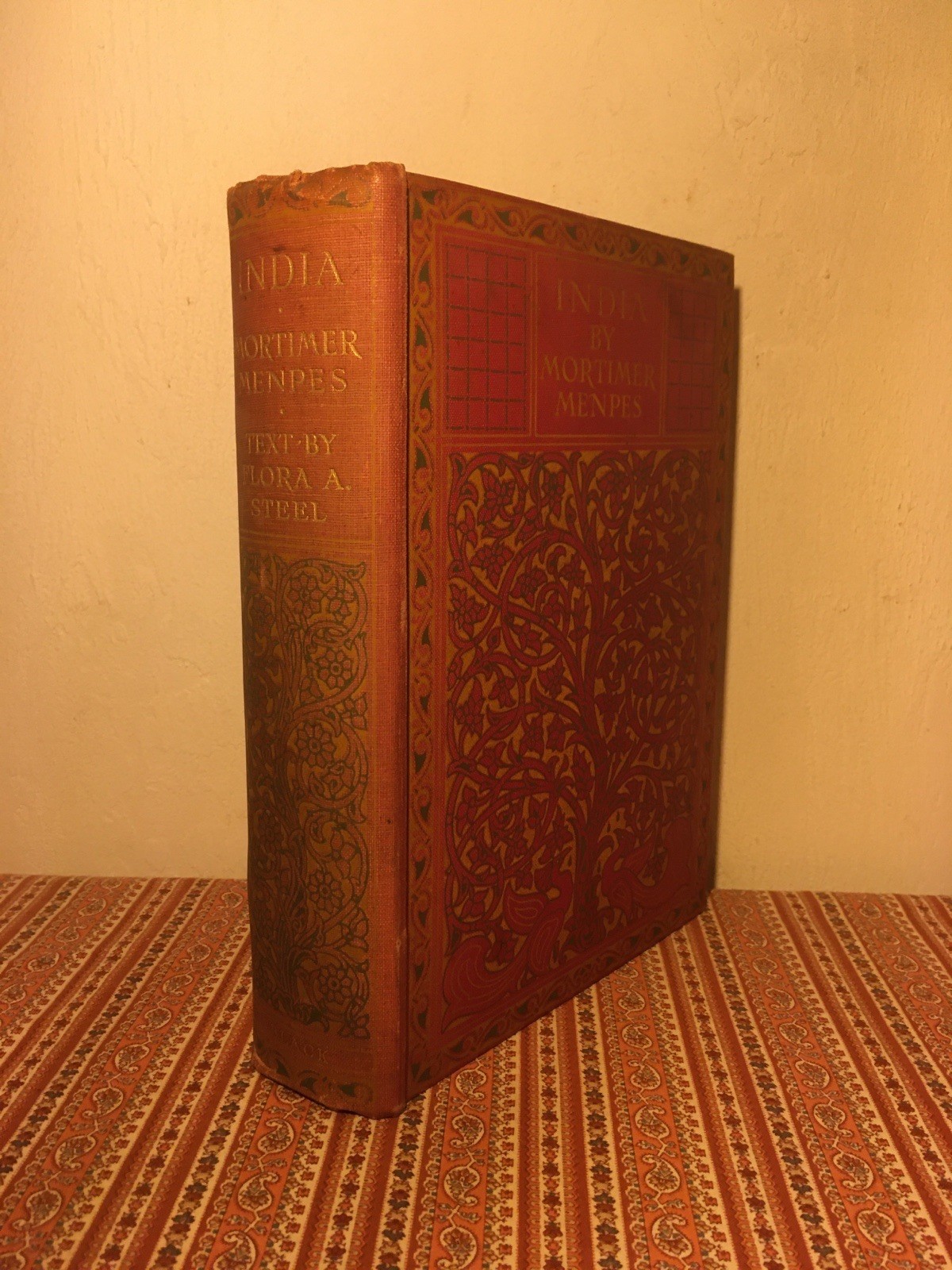 India ~ Menpes & Steel ART WATERCOLOR A & C BLACK TRAVEL ARCHITECTURE CULTURE