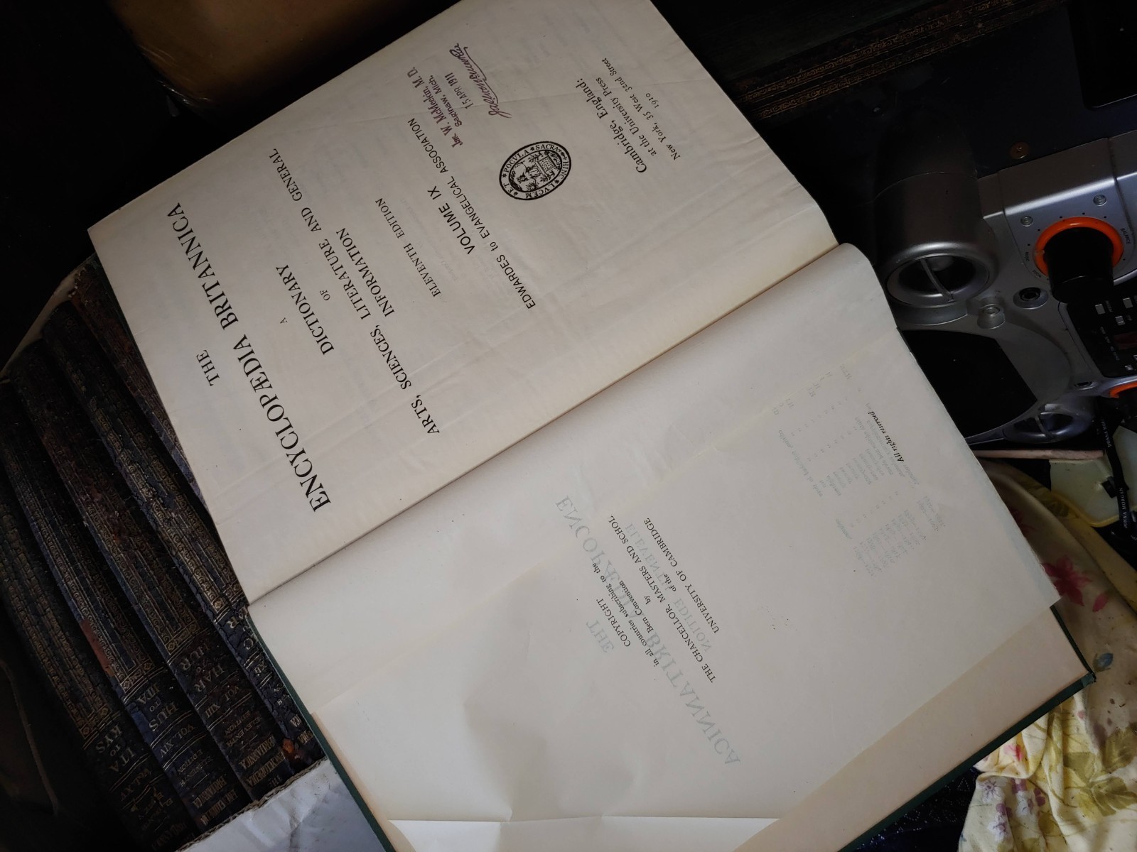 Encyclopedia Britannica 11th Edition Leather Bound 1910-1911 Set Of 28