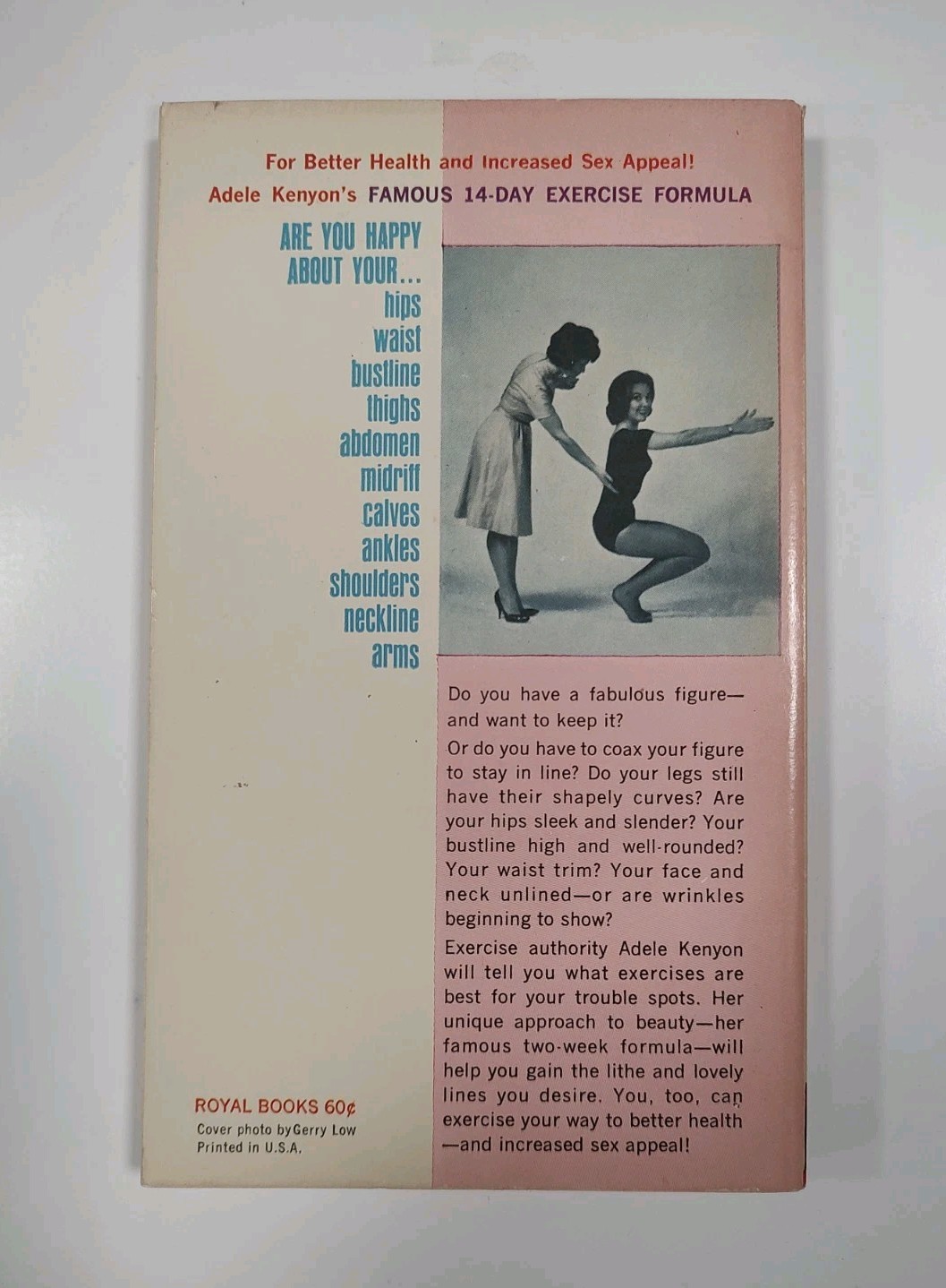 Adele Kenyon’s Famous Exercise Formula 14 Days to a New Figure 1st Print (1962)