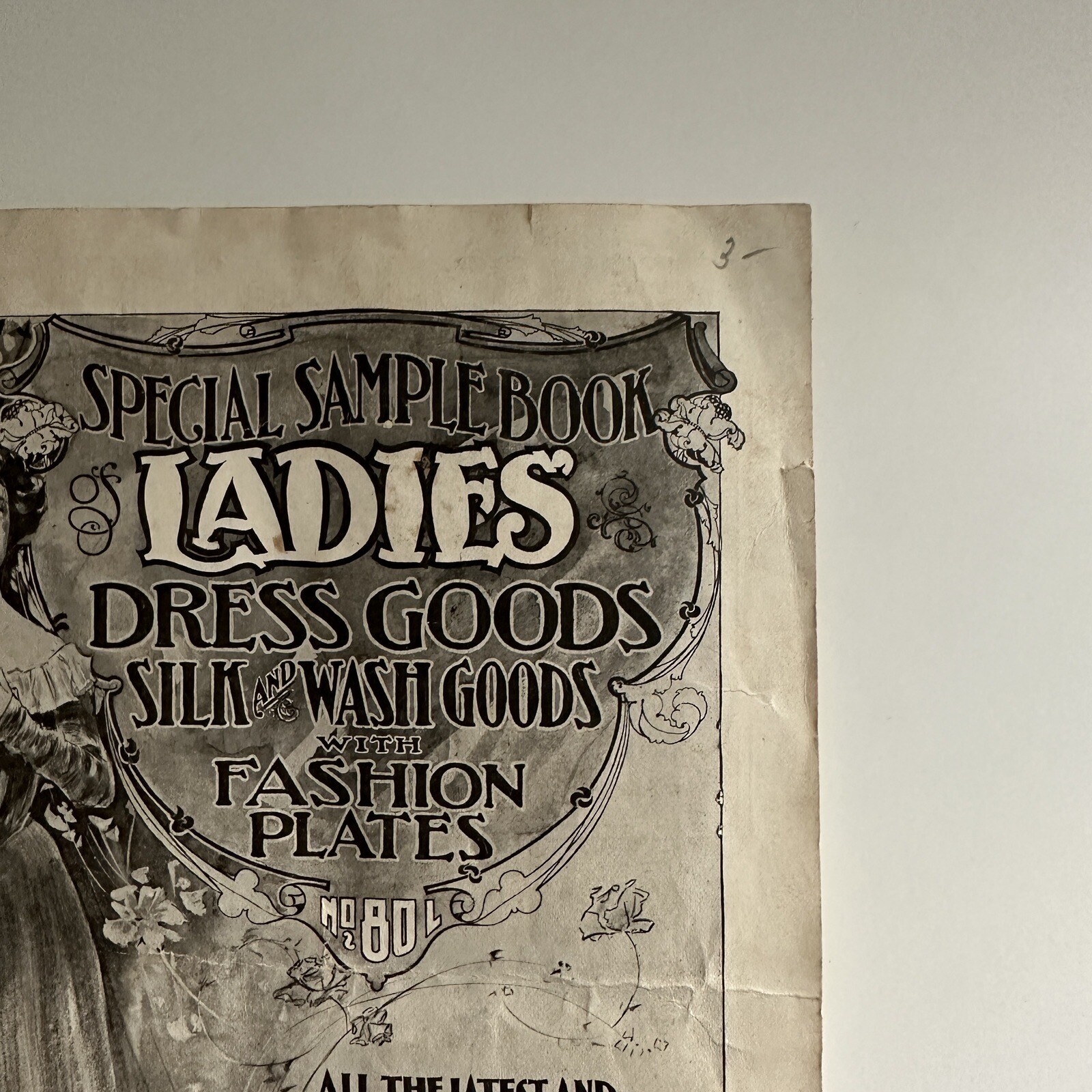 Sears Roebuck & Co Chicago Special Sample Book 1901 No. 80L Ladies Dress Goods