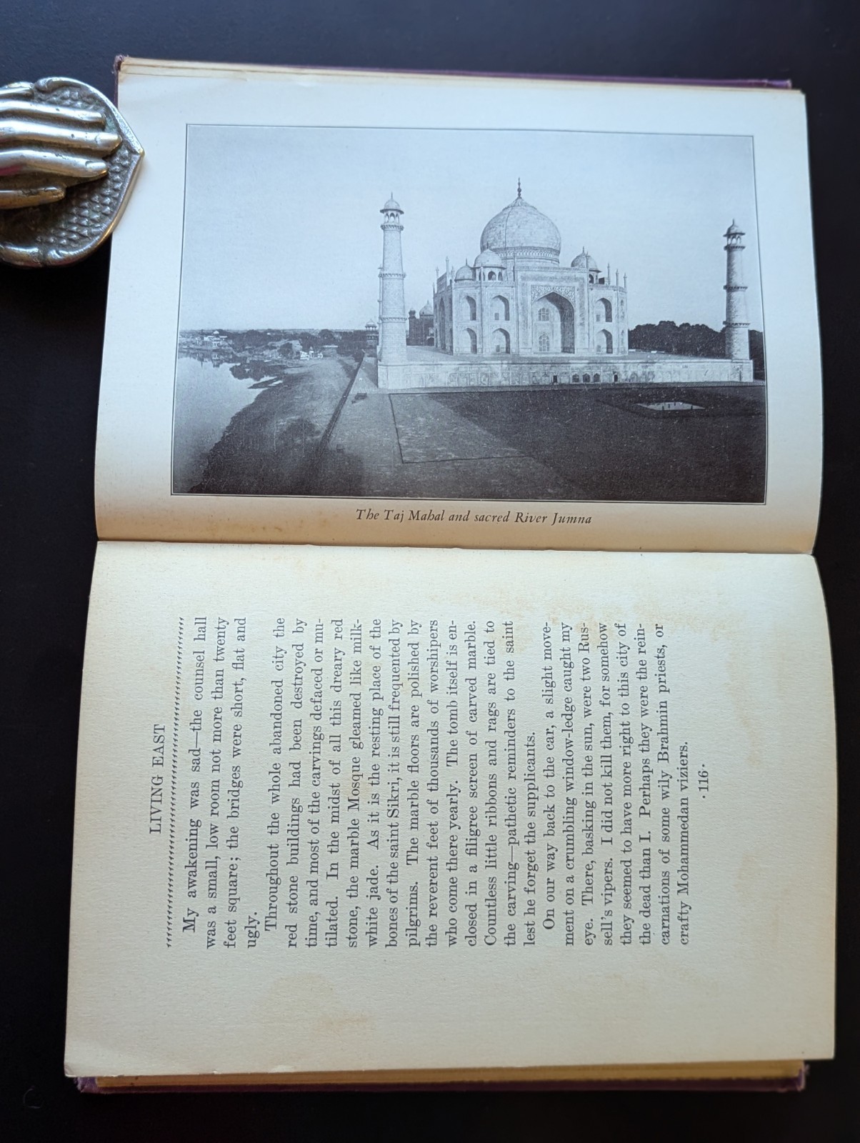Living East 1929 Travel Asia Exploration History Nonfiction Rare Book Adventure