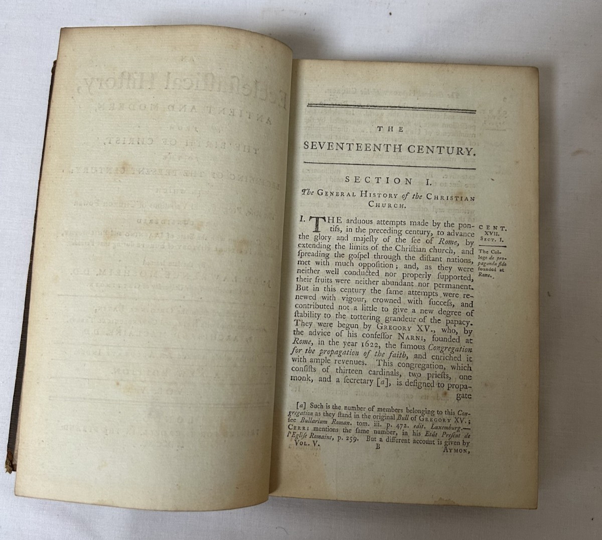 An Ecclesiastical History: Ancient & Modern…by John Lawrence Mosheim 1790[HM]