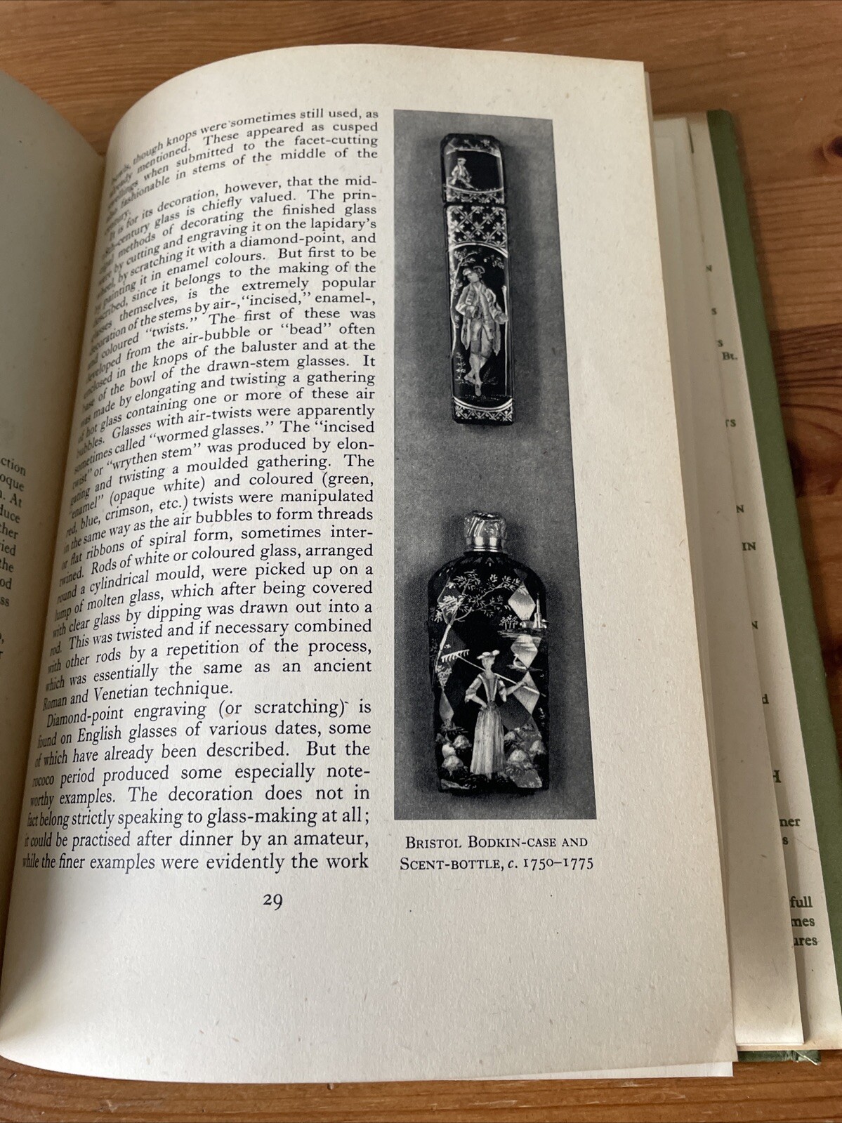 English Glass by W.B. Honey Britain In Pictures Collins London Vintage British