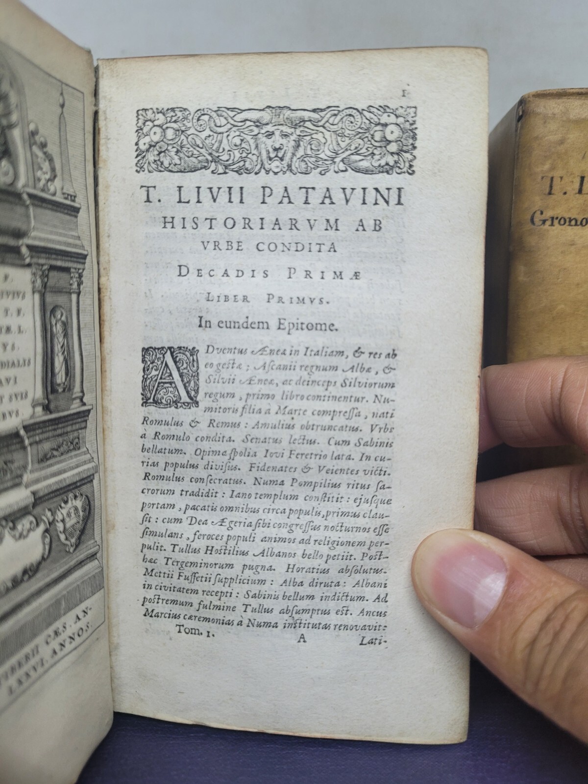 Titi Livii Historiarum Libri 1645/1644 ~ Titus‘ History of Rome ~ Four Volumes