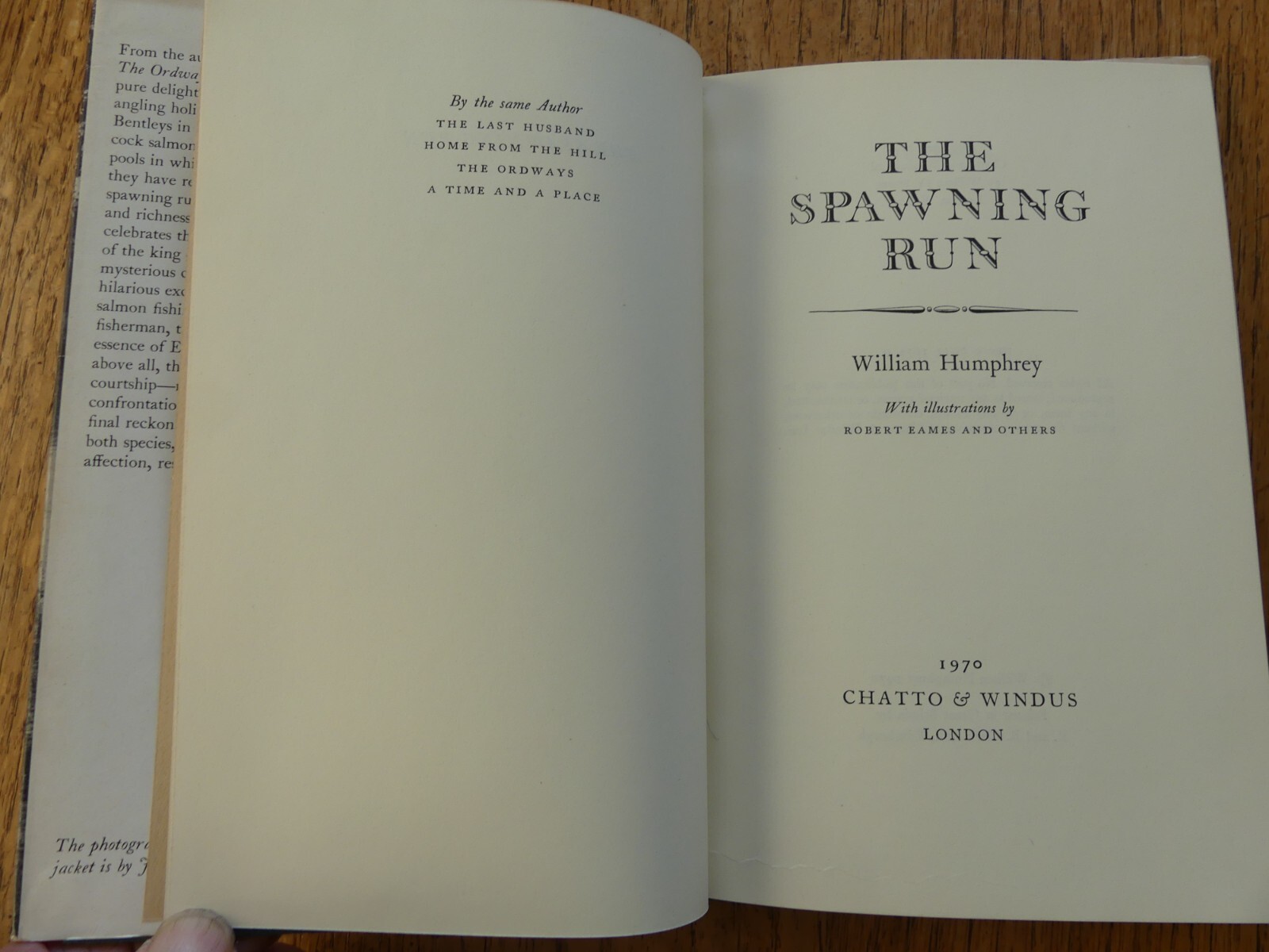 The Spawning Run 1970 William Humphrey (Art of Salmon Fishing) H/B D/J 1st