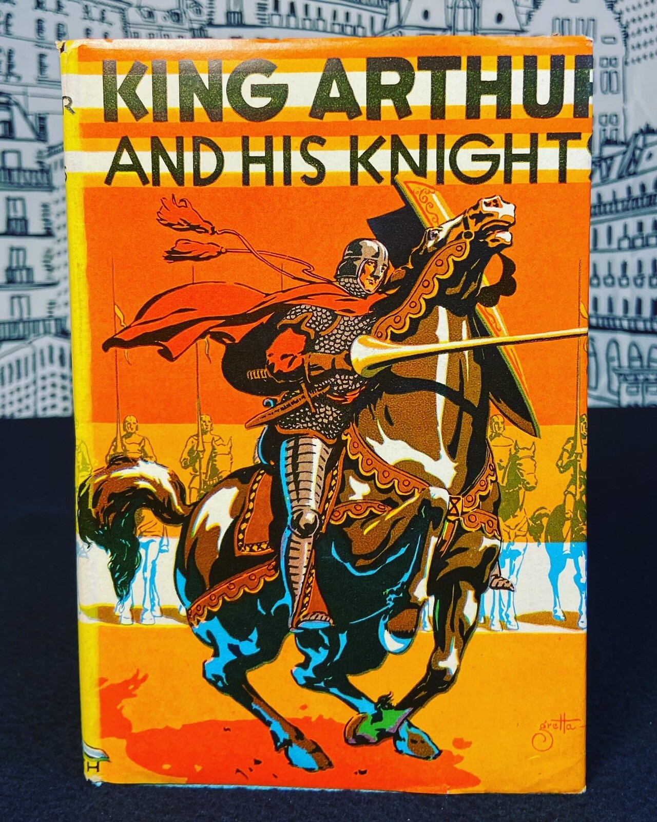 King Arthur and His Knights “Retold” Hardcover Goldsmith Publishing Co Vintage
