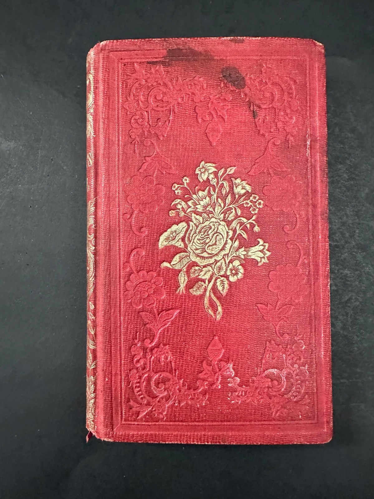 Flora’s Dial J Wesley Hanson Antique Victorian Book Poems Flower a Day 1856