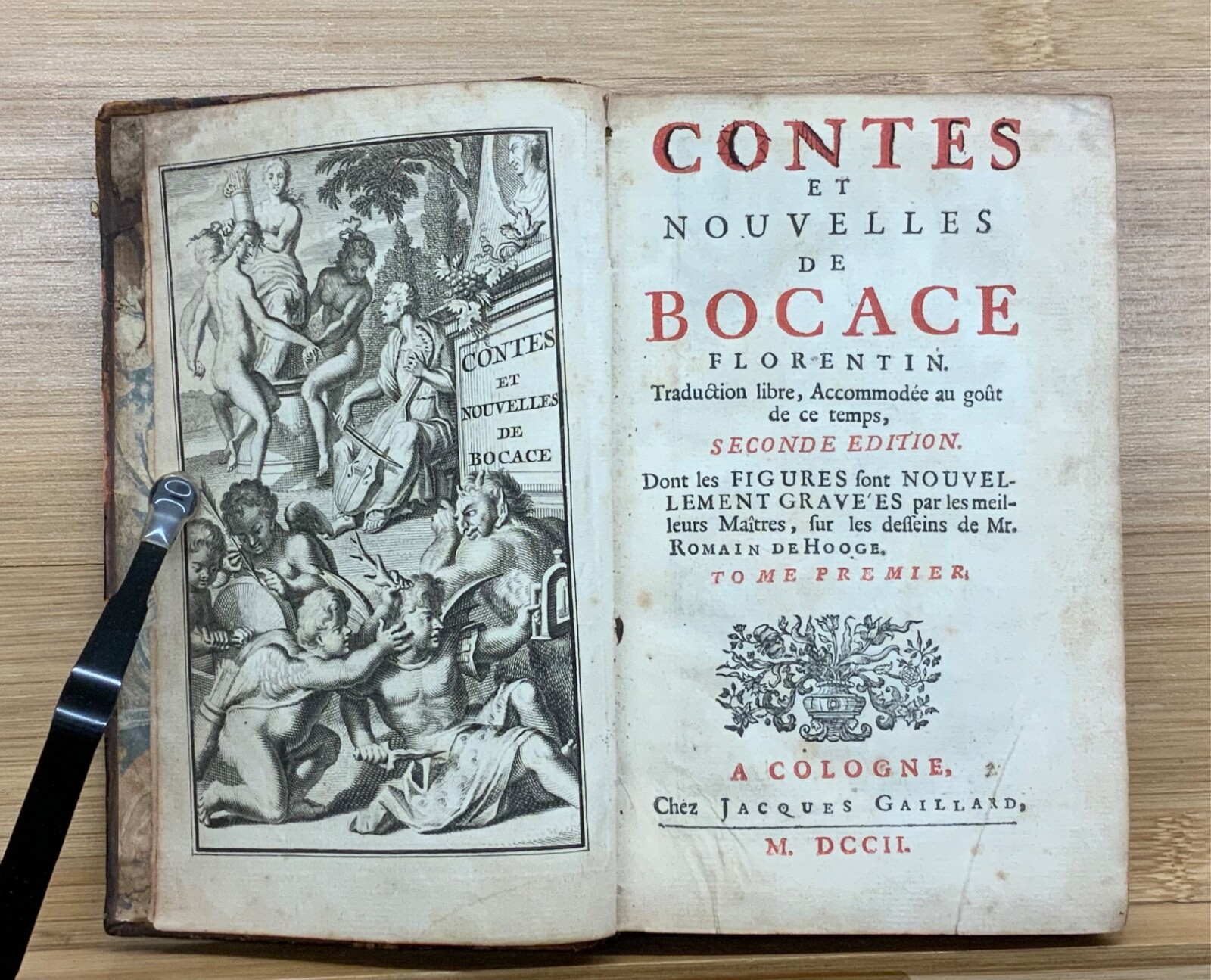 1702 Contes & Nouvelles de Giovanni Boccaccio; De Hooghe Plates 2nd Edition