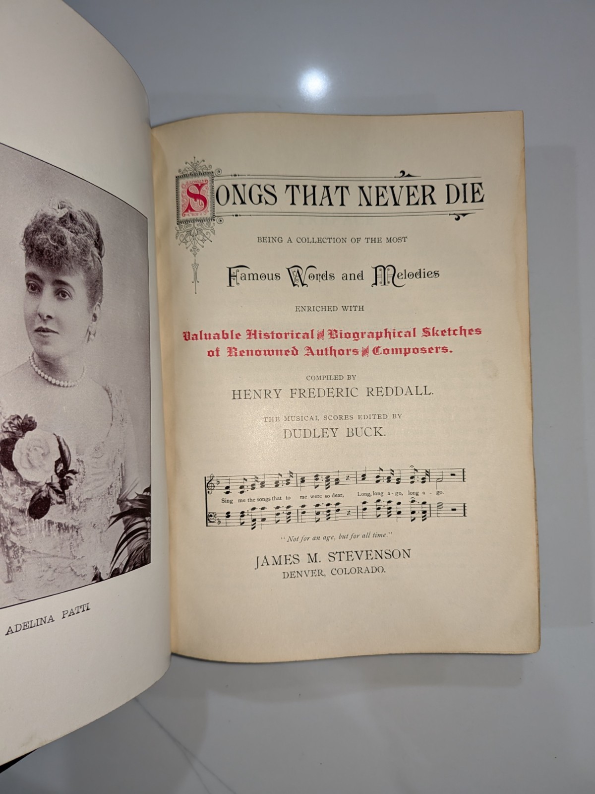 Songs That Never Die – Henry Reddall/Dudley Buck | 1892 – Ornate Antique Music