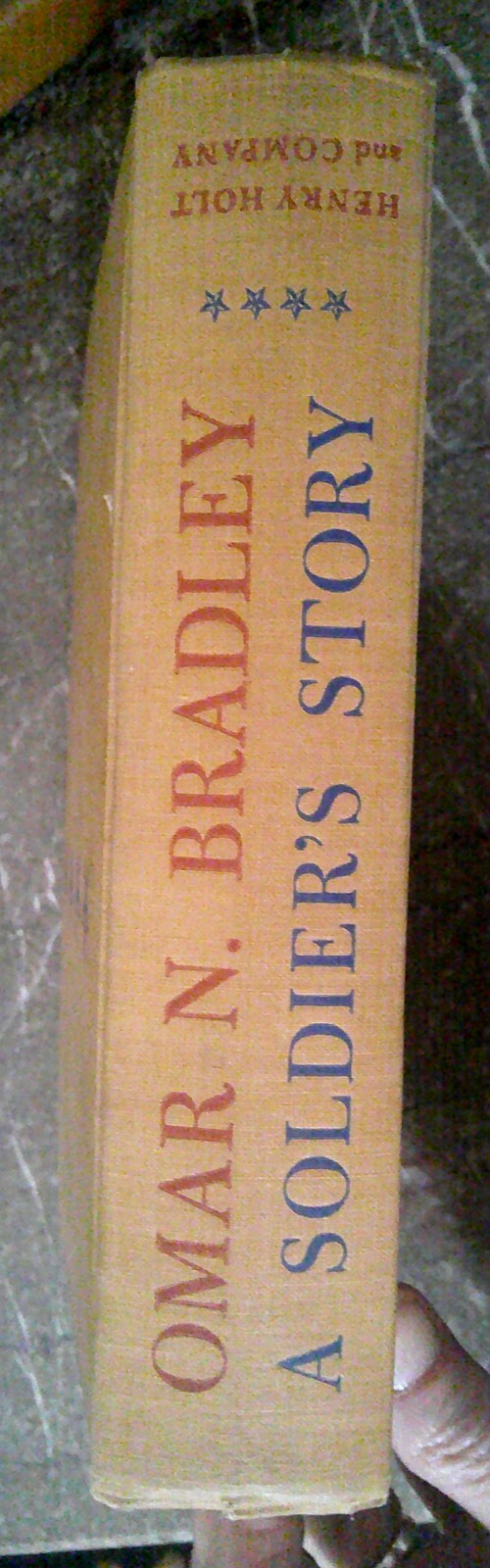 A Soldier’s Story by Omar N. Bradley, 1951, Hardcover WWII Collector