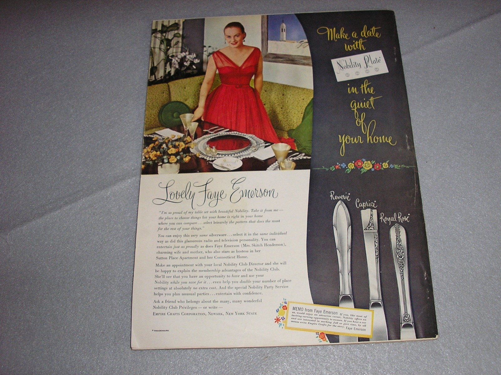 Vintage Bridal Magazine Book Guide for the Bride Wedding Dress Marriage etc 1954