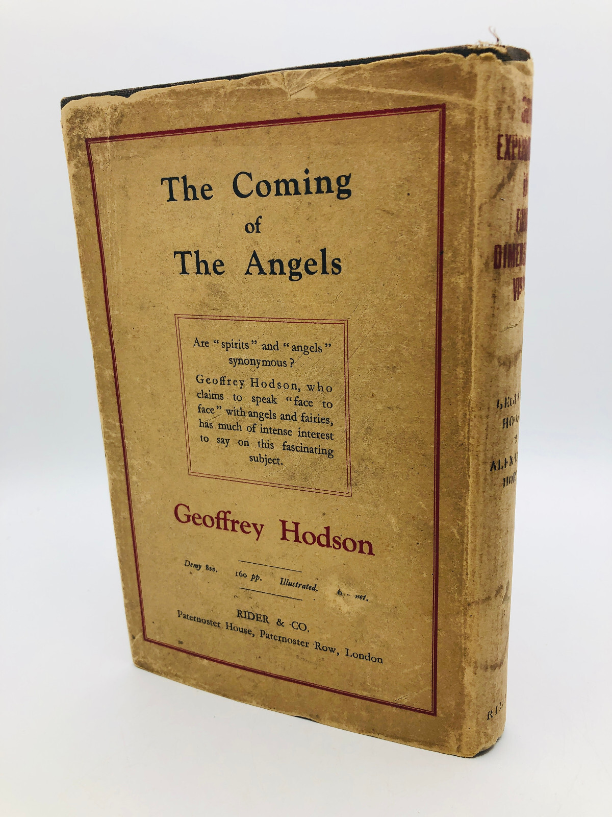 Some Experiments in Four-Dimensional Vision – Geoffrey Hodson 1933 1st Ed w/DJ