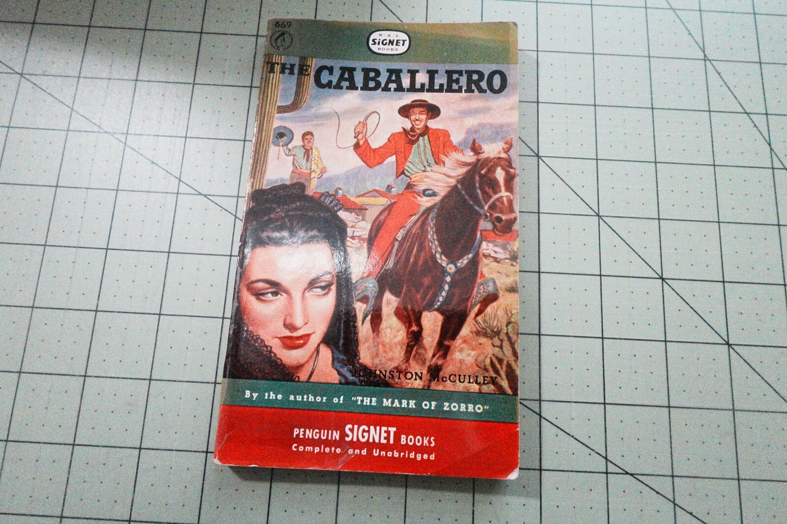 THE CABALLERO BY JONSTON McCULLEY 1948 VINTAGE SIGNET BOOKS PULP ERA WESTERN