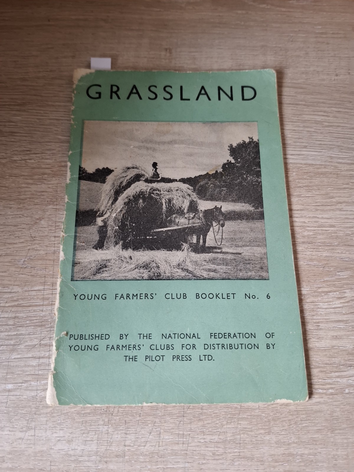 Grassland Young Farmers Club Booklet No 6 1940 Paperback AA4
