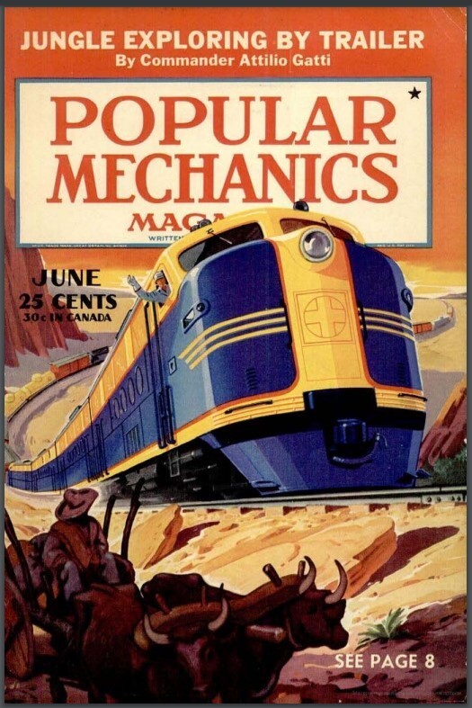 POPULAR MECHANICS 1940S MAGAZINE 120 Classic Issue Collection On USB Flash Drive