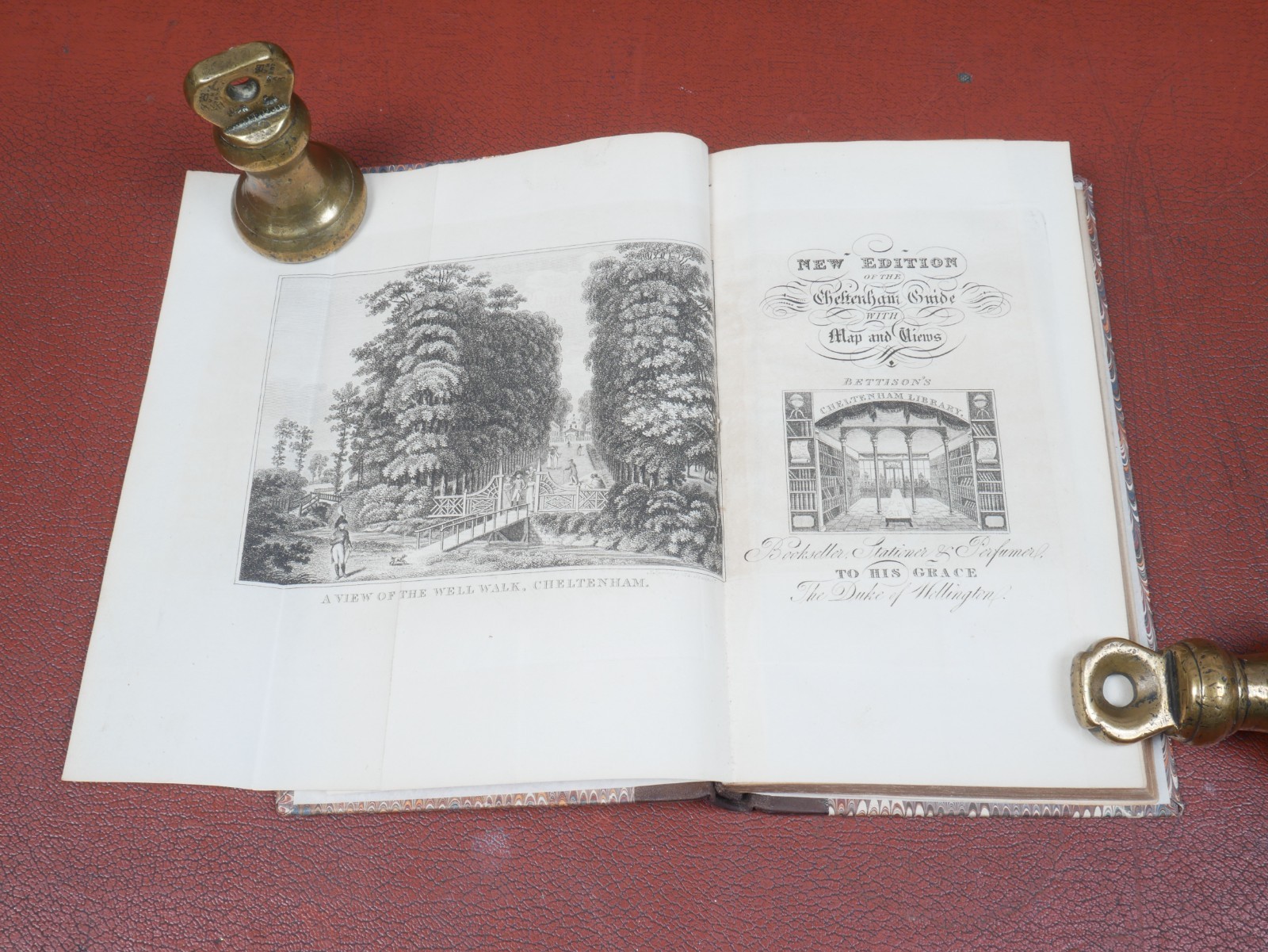 New Guide to Cheltenham & Also Gloucester Williams Bettison c1820