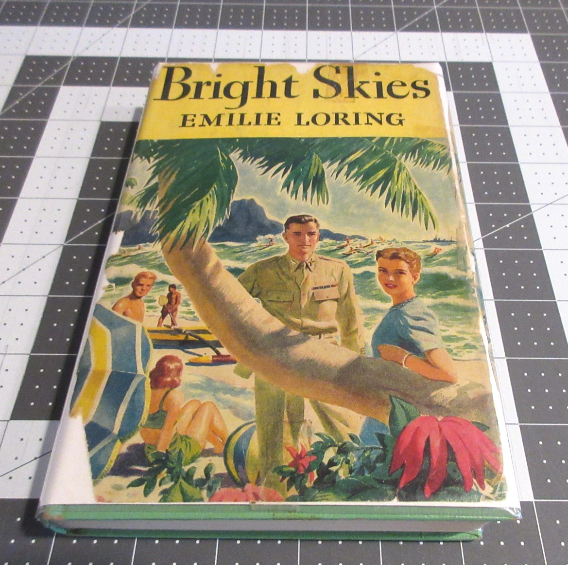 1946 Bright Skies by Emilie Loring Grosset & Dunlap HCDJ