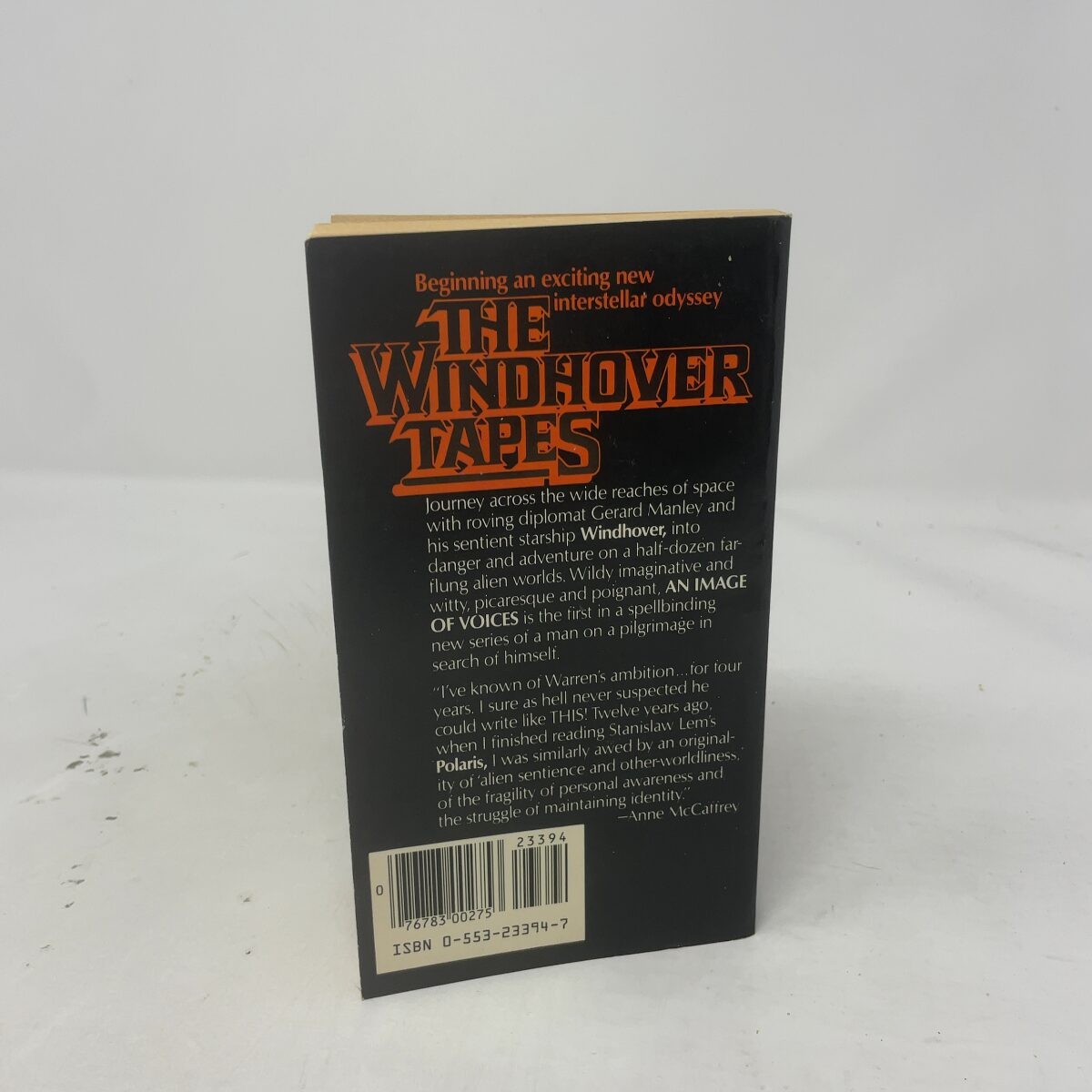 The Windhover Tapes by Warren C. Norwood PB First Edition Like New 1982