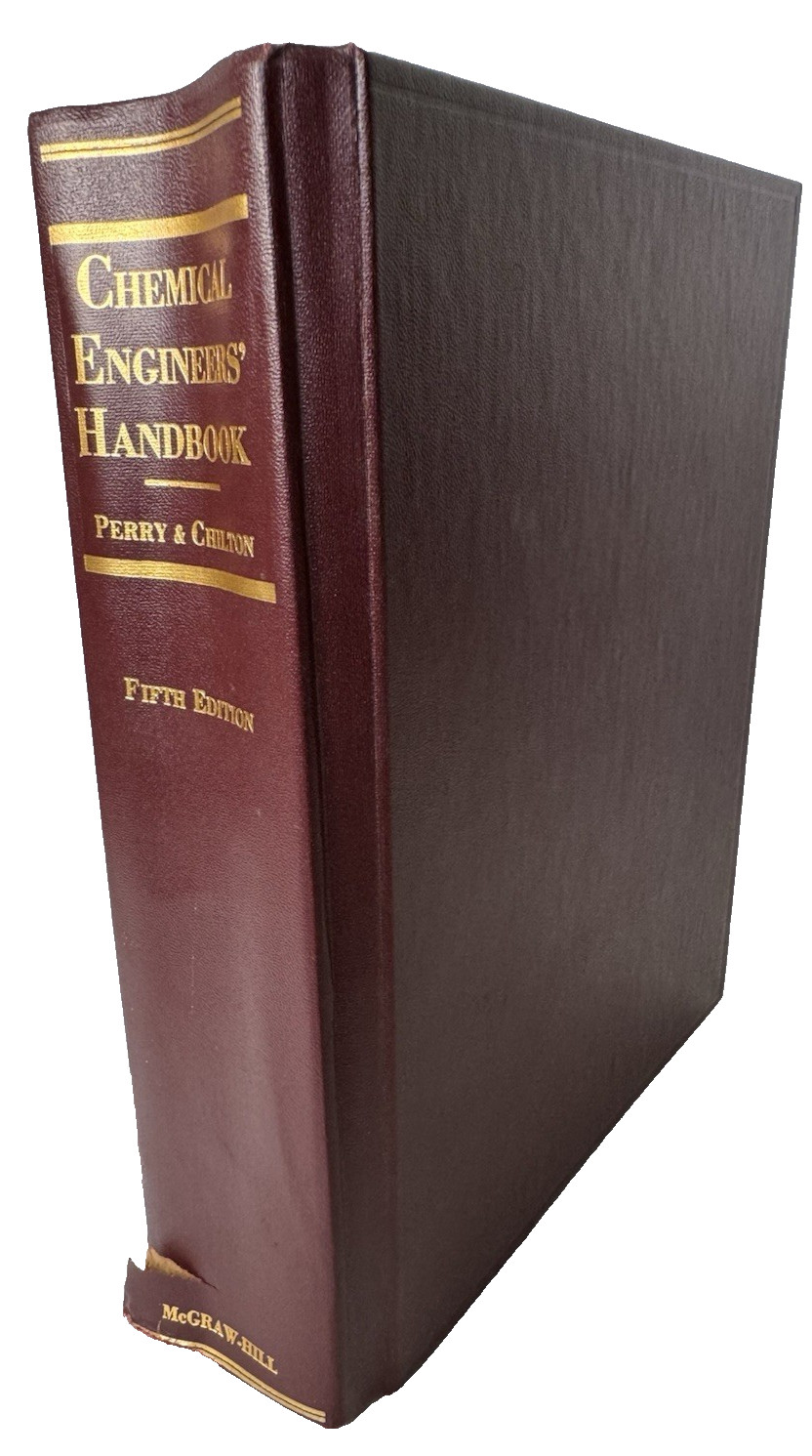 Chemical Engineers’ Handbook 5th Ed Perry & Chilton McGraw-Hill HC