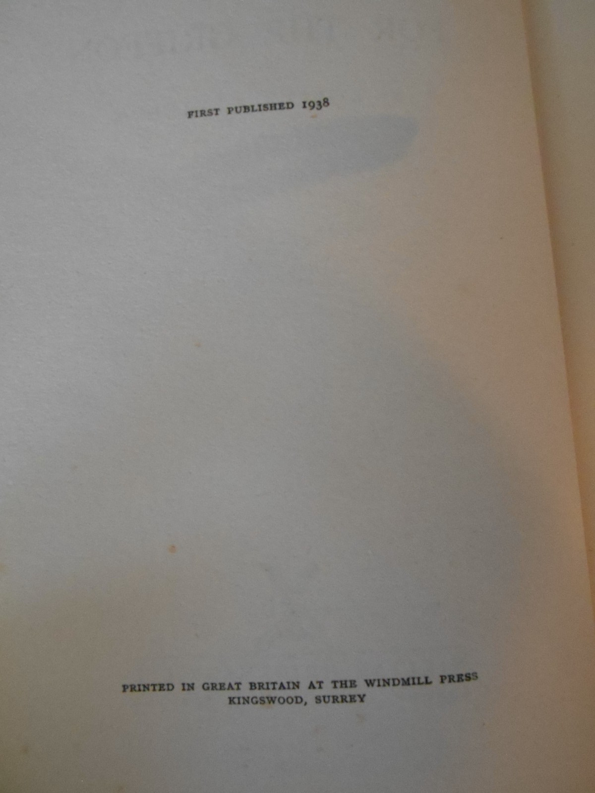 Quest for the Griffon by Robert Atkinson – 1938 First Edition