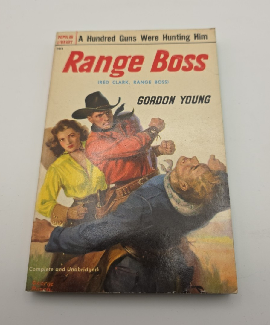 Range Boss (Red Clark, Range Boss) by Gordon Young 1951 Popular Library 384 pb