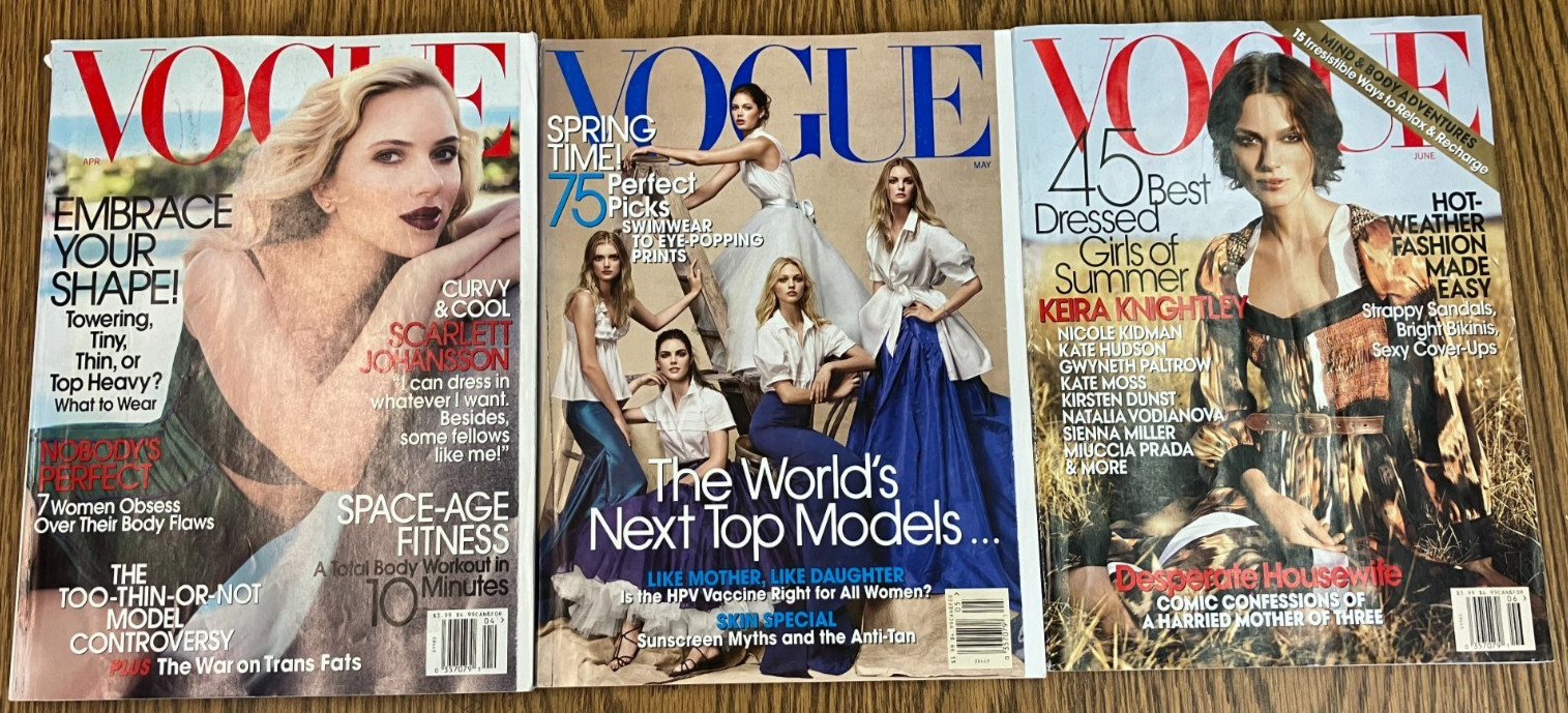 Vogue April, May and June 2007 – Embrace Your Shape, Swimwear…