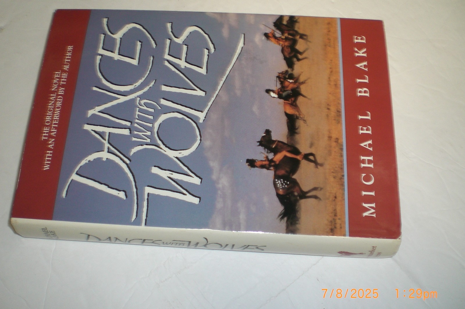 Dances With Wolves Michael Blake Hardcover 1991 New Market Press