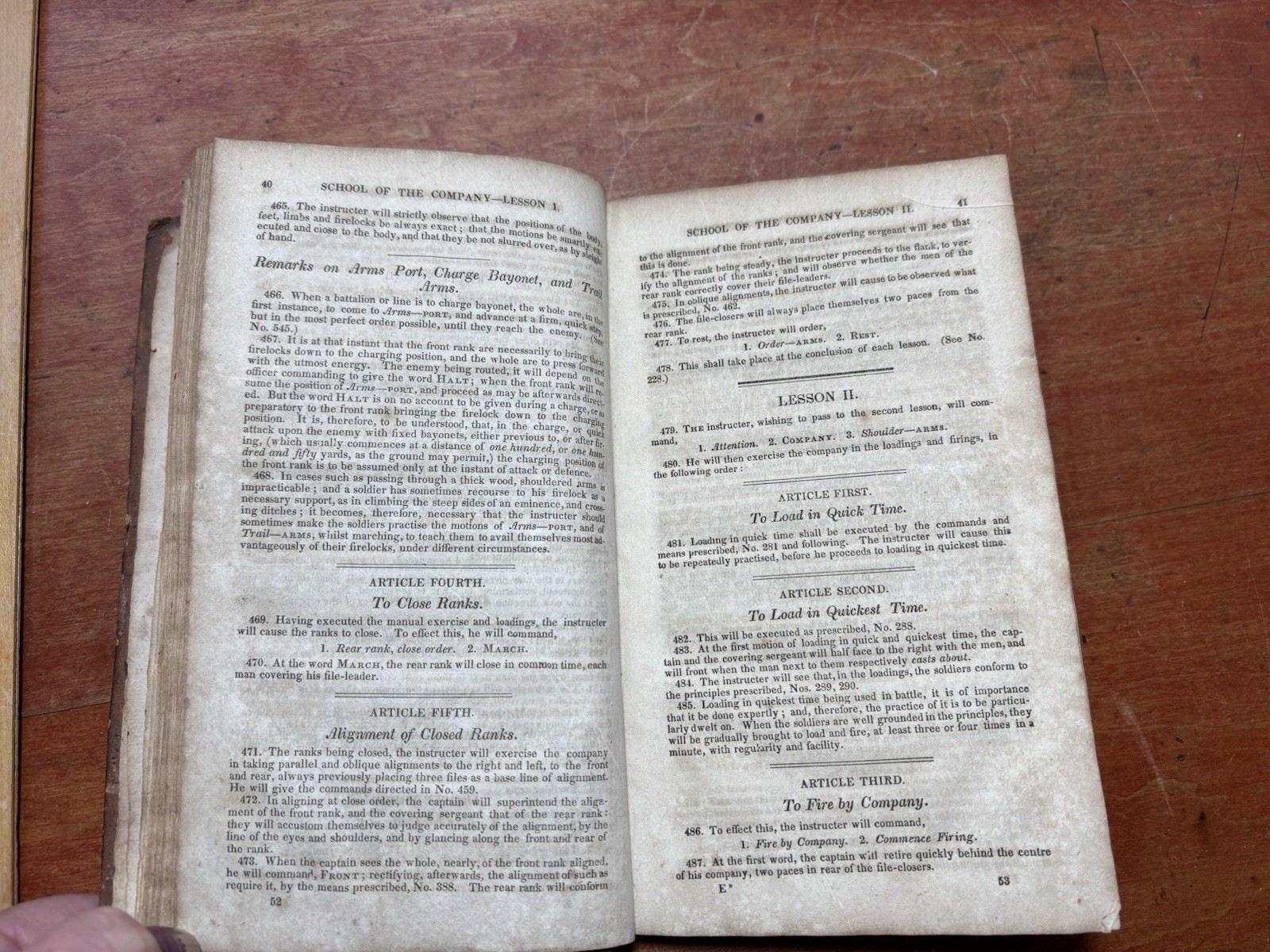 1830 VIRGINA Militia, Abstract of Infantry Tactics Exercises & Maneuvres