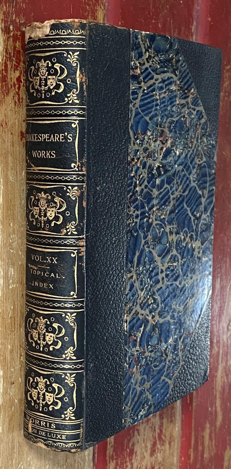 Shakespeare’s Works Elgin Ed. Deluxe Vol. XX Index 1901 #360/1000 Morris