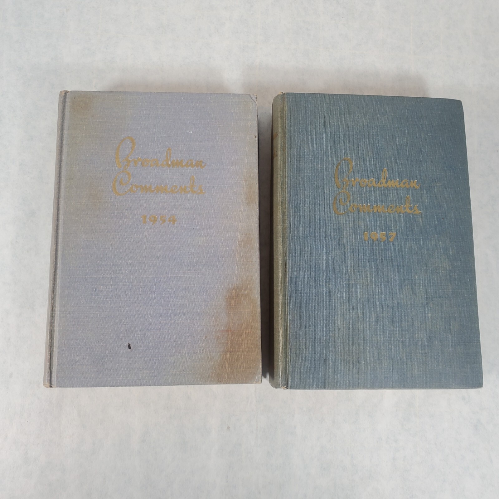 Broadman Comments: Sunday School Lessons, 1954 & 1957 by Robert Paul Caudill