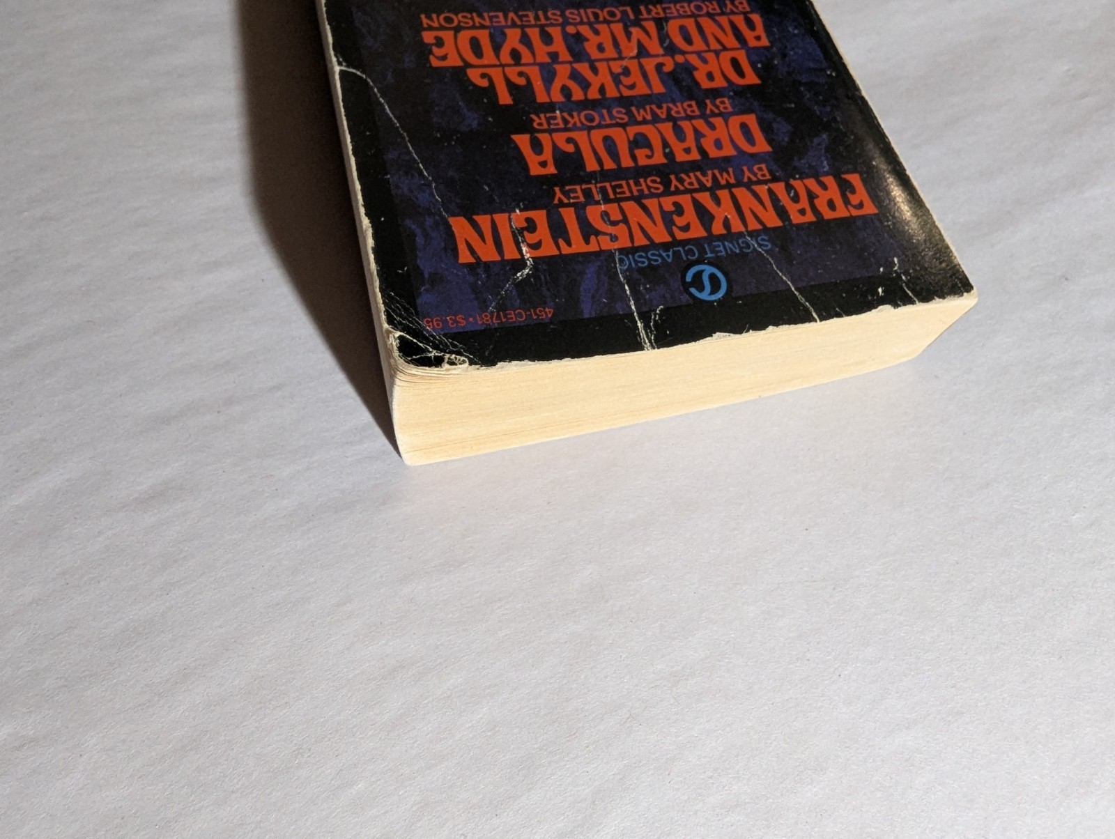 Frankenstein, Dracula, & Dr Jekyll Mr Hyde Signet Classic 1978 Intro by S. King