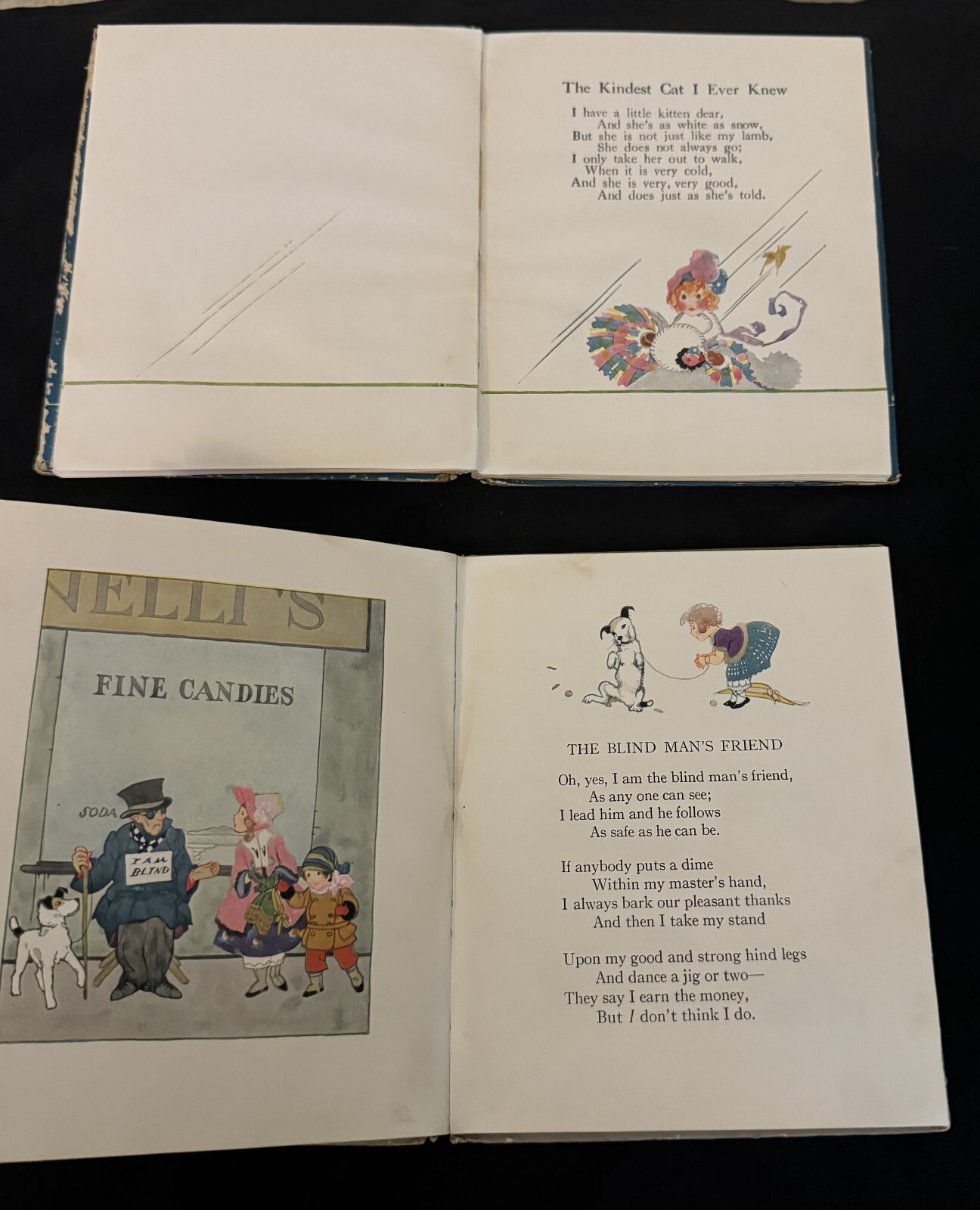 Vtg Tales of Little Dogs and Tales of Little Cats Childrens Books 1918 1921