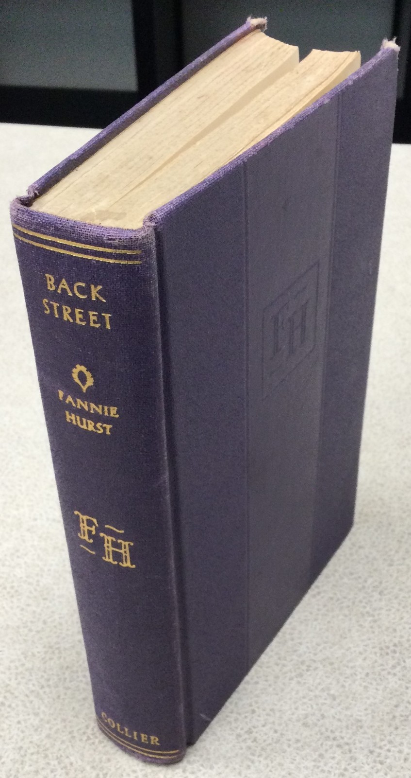 Book – Back Street, by Fannie Hurst 1931 – Good