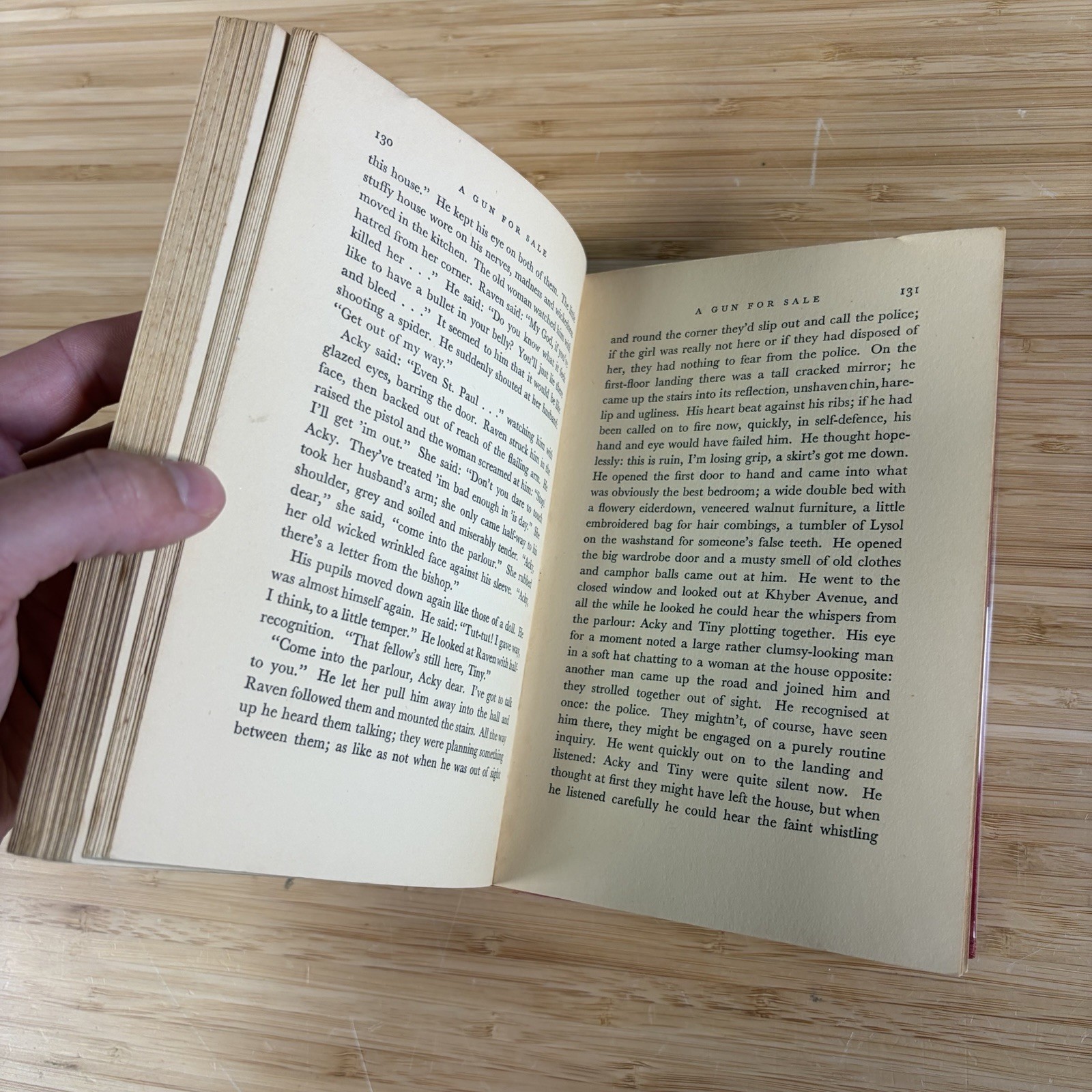 Gun For Sale – Graham Greene – 1936 First Edition Heinemann HTF