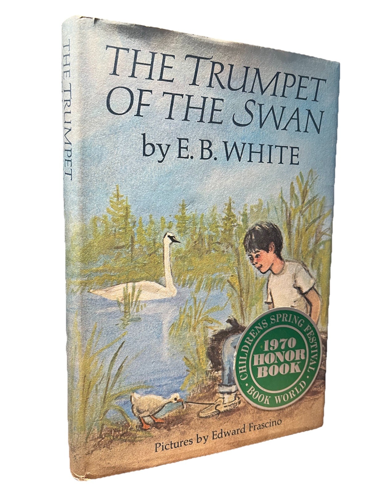 EB White~THE TRUMPET OF THE SWAN 1970 First Edition -Near Fine in a Near Fine DJ