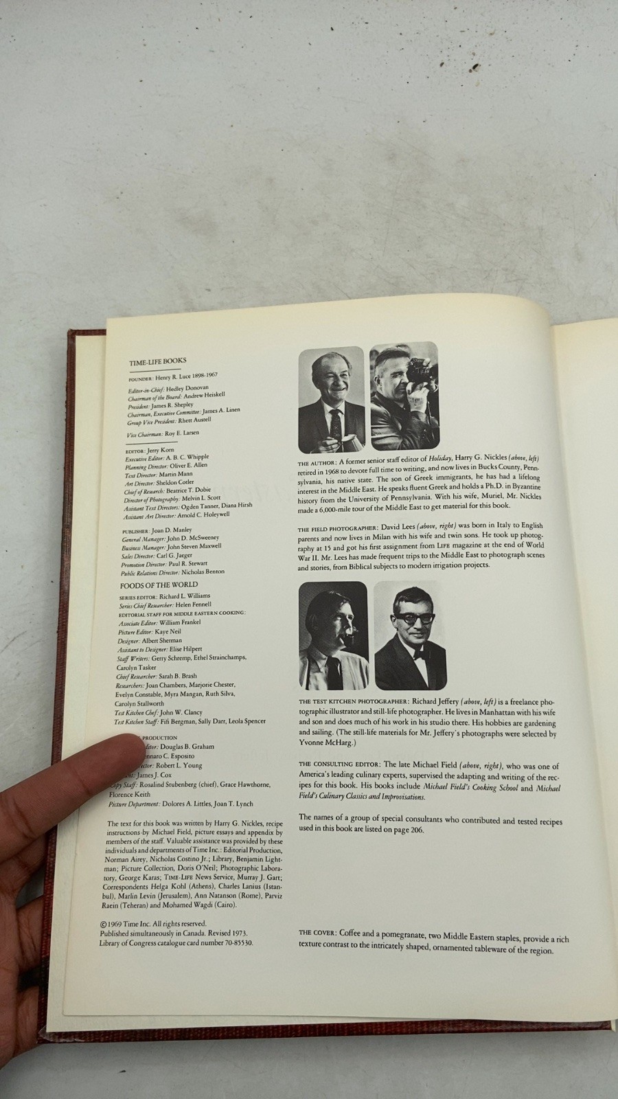 Middle Eastern Cooking Harry G. Nickles and the Editors of Time-Life Books Ha…