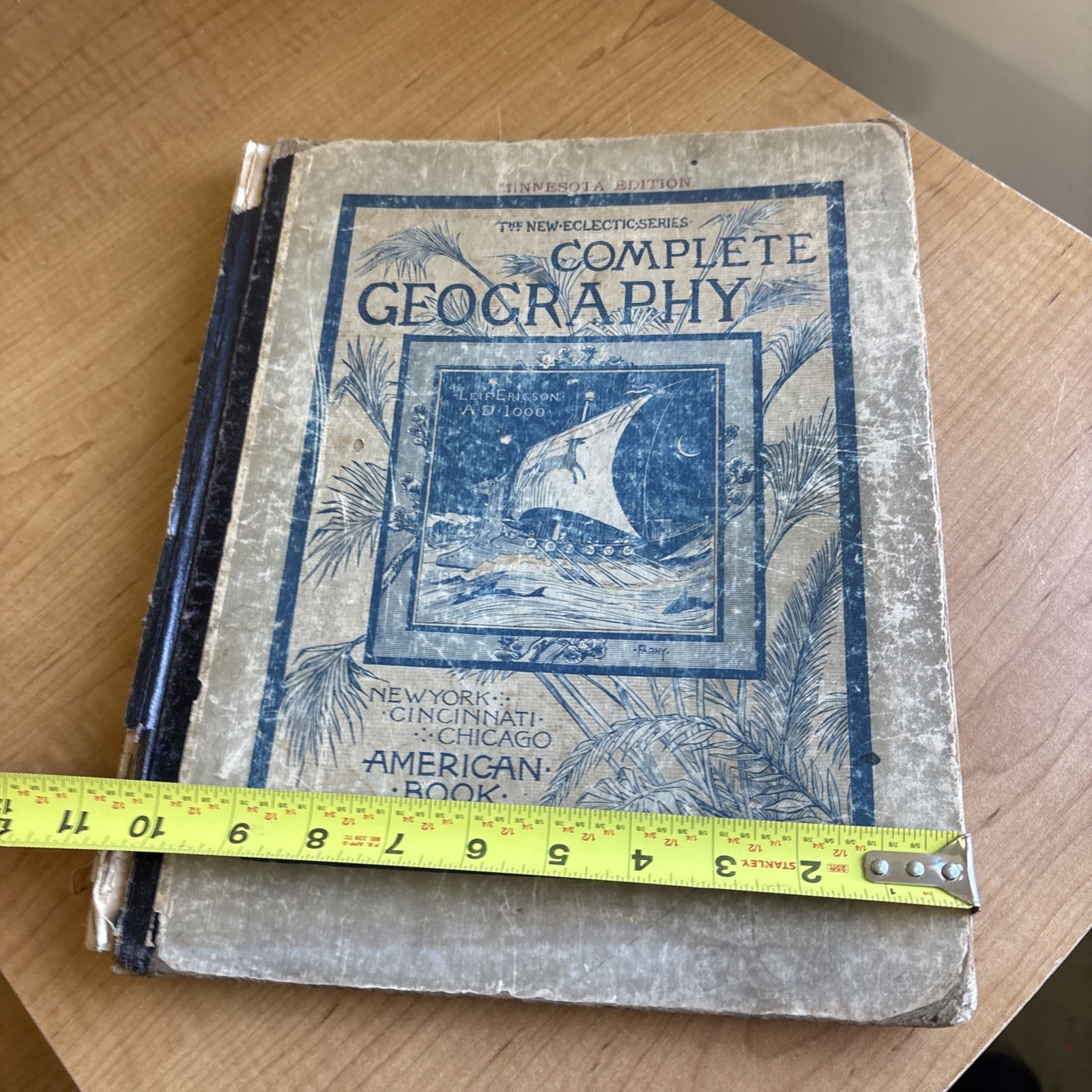 Old book „Complete  Geography“ by American Book Company issued in 1883 ???