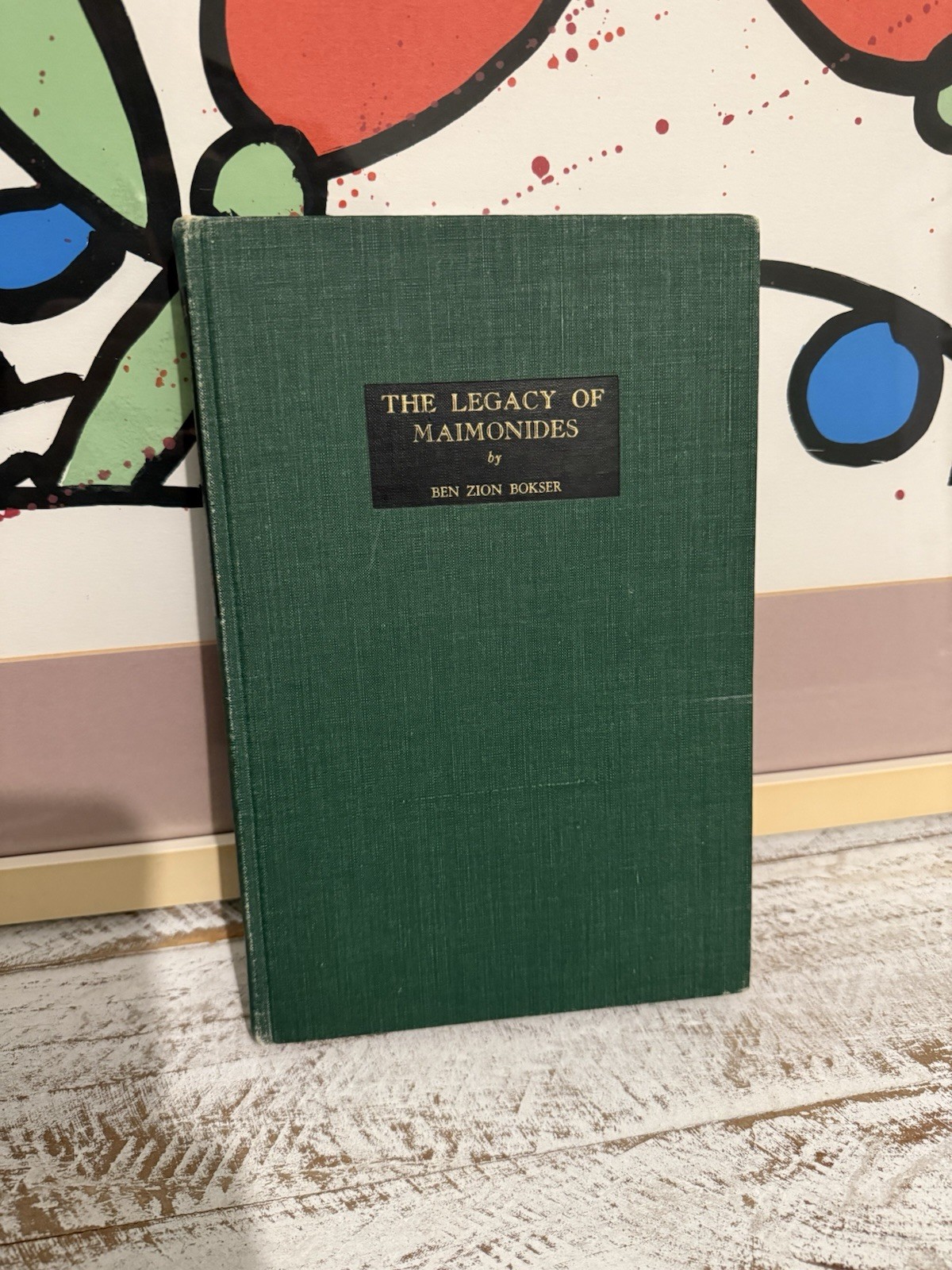 1950 1st Edition The Legacy of Maimonides Ben Zion Bokser Philosophical Library