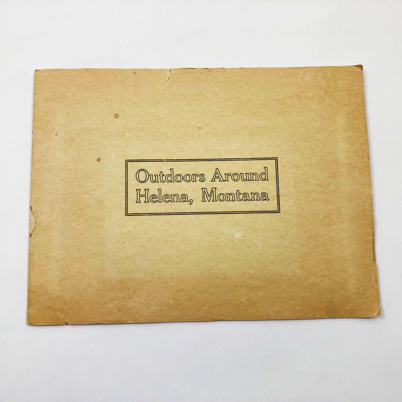 Outdoors Around HELENA MONTANA – Jorud and others Photo Collection Booklet 1928