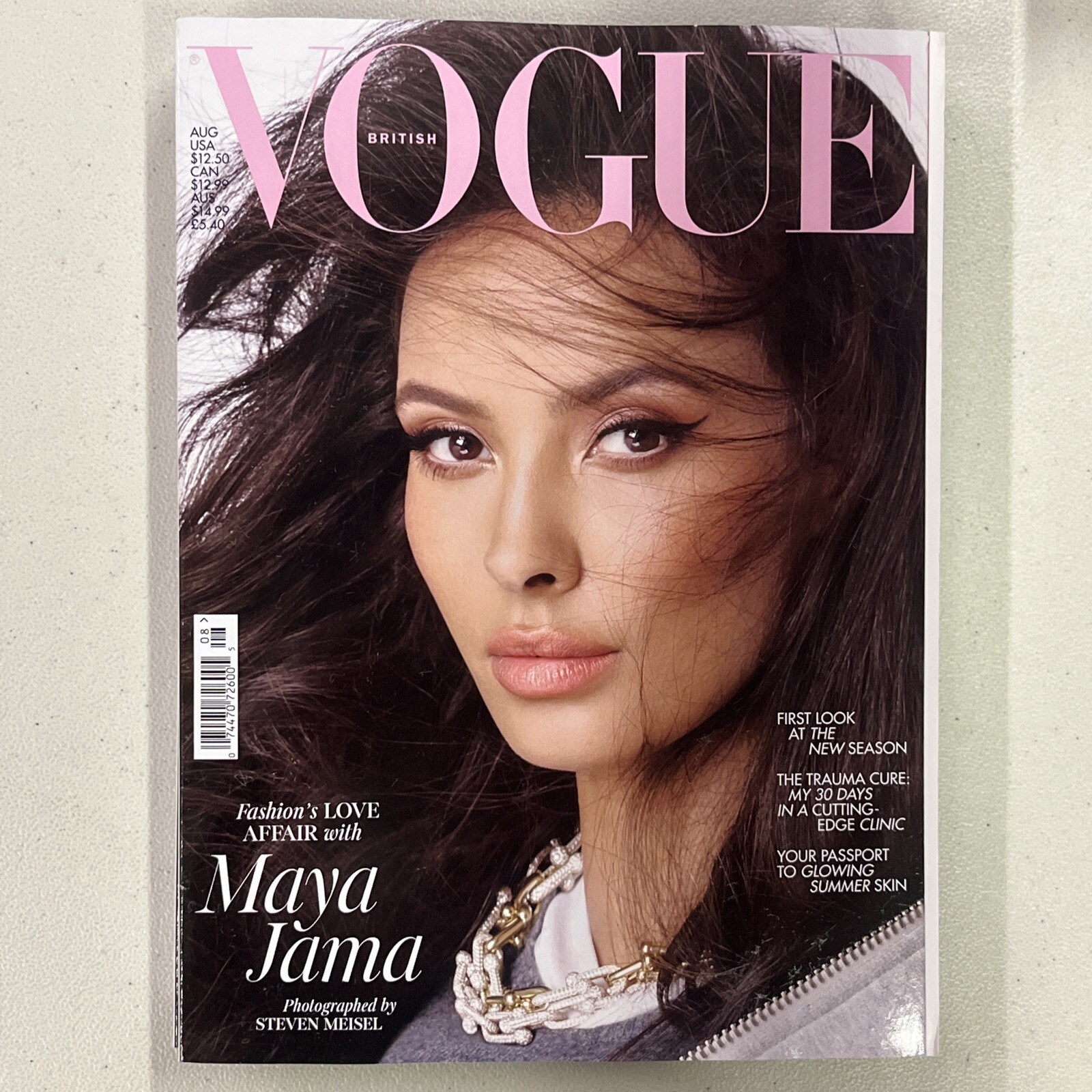 VOGUE UK BRITISH MAGAZINE AUGUST 2023 MAYA JAMA